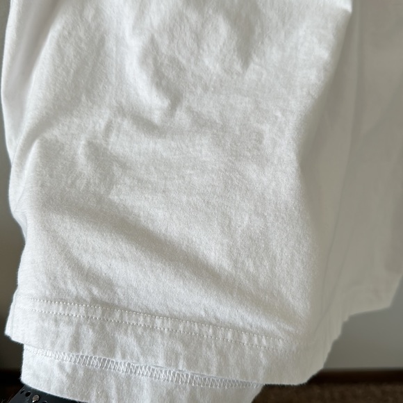 Mom Mode Everyday White/Leopard White Crewneck Short Sleeve Tee Large - Picture 6 of 10